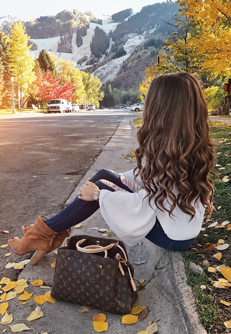 Фотосессия в листьях