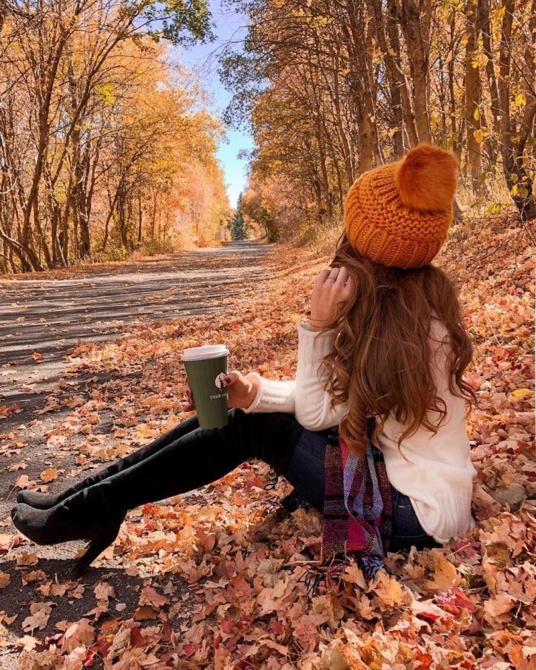 Девушка осень картинки красивые