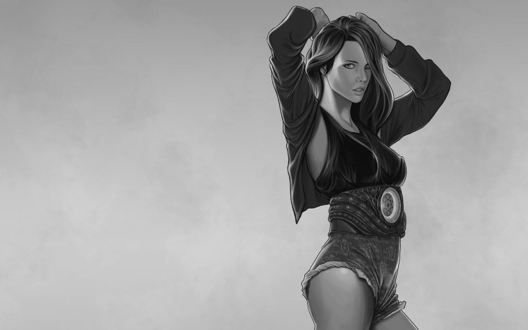 Девушка рисунок