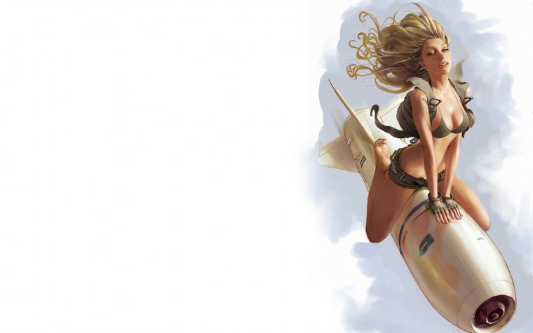 Девушка на ракете