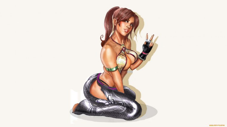 Обои Рисованные девушки