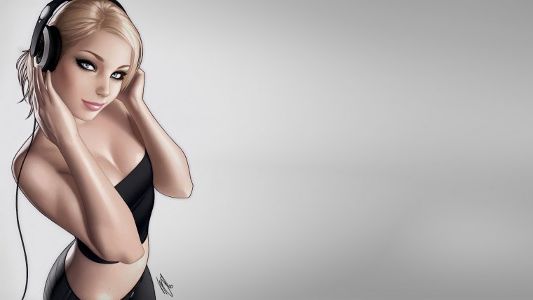 Обои Рисованные девушки