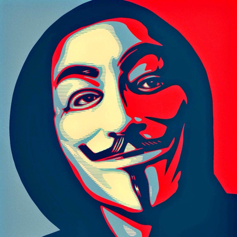 Гай Фокс курит