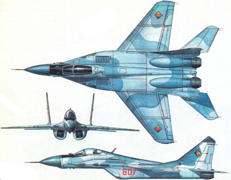 Военный самолет набросок