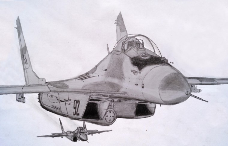 Ударный самолет Lockheed f-117 Nighthawk раскраска