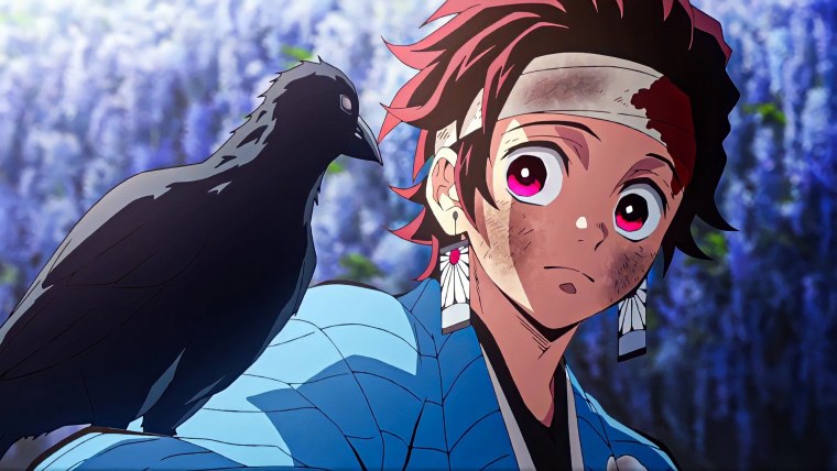 Танджиро Камадо улыбка