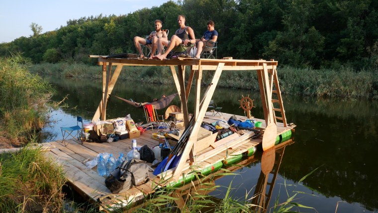 Сплав на плоту по Дону Ростов