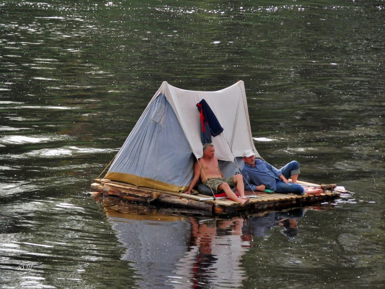 Огромный плот