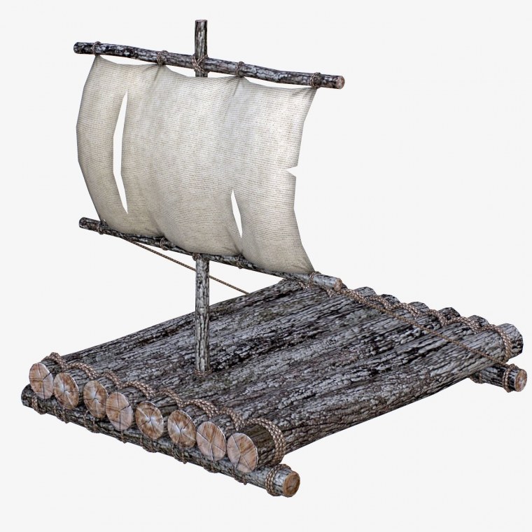 Самодельный плот