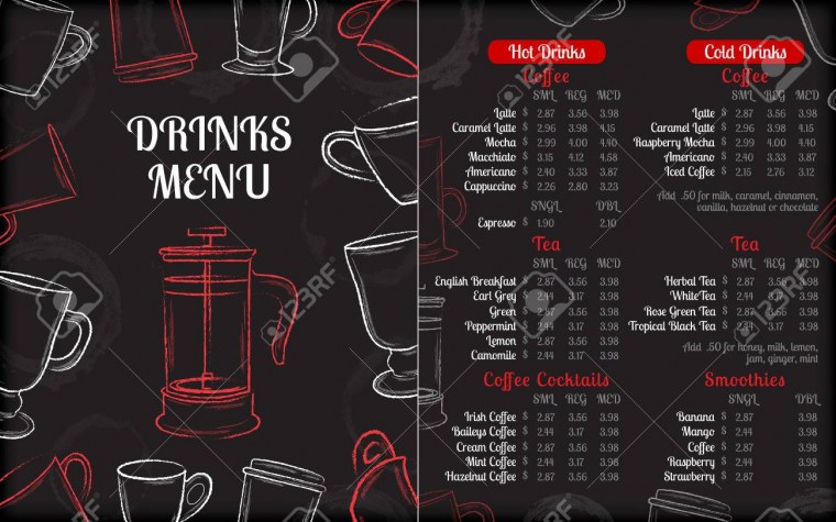 Меню магазина