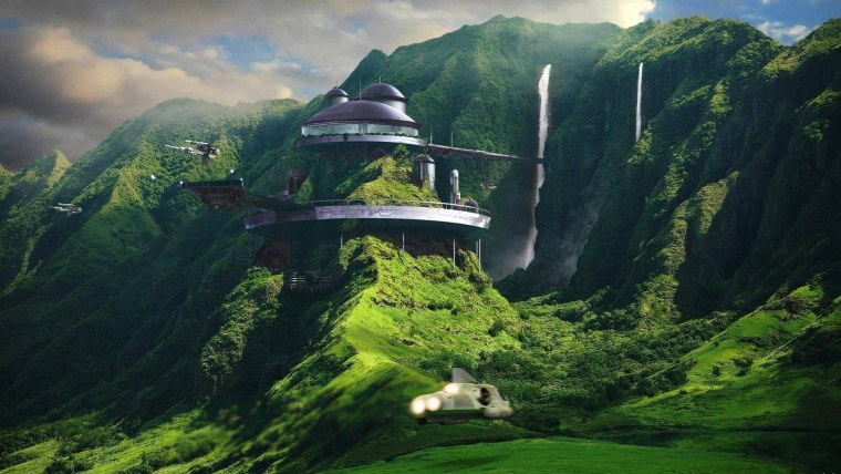 Футуристический пейзаж