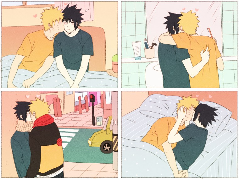 Наруто и Саске любовь 18