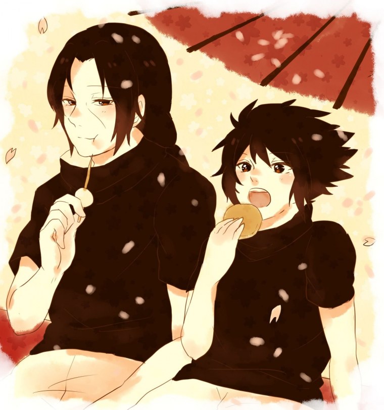 Итачи и Саске арт милый