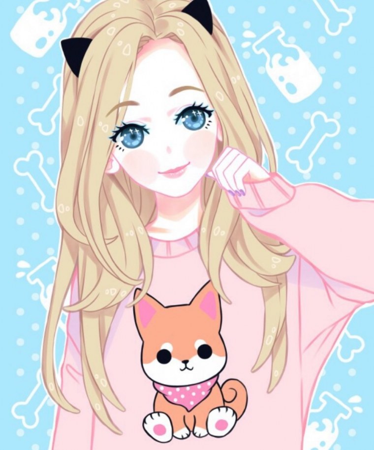 Красивые мультяшные девочки