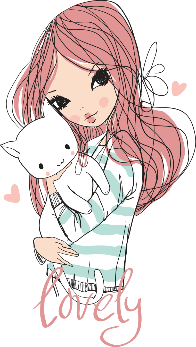 Маленькие мультяшные девочки