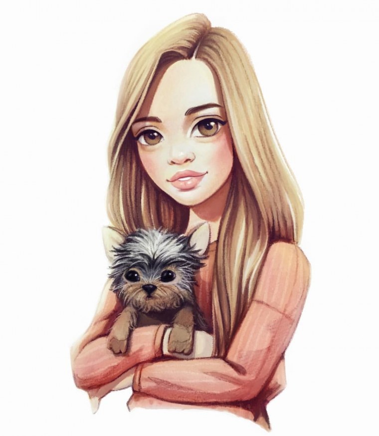 Девочка с большими глазами