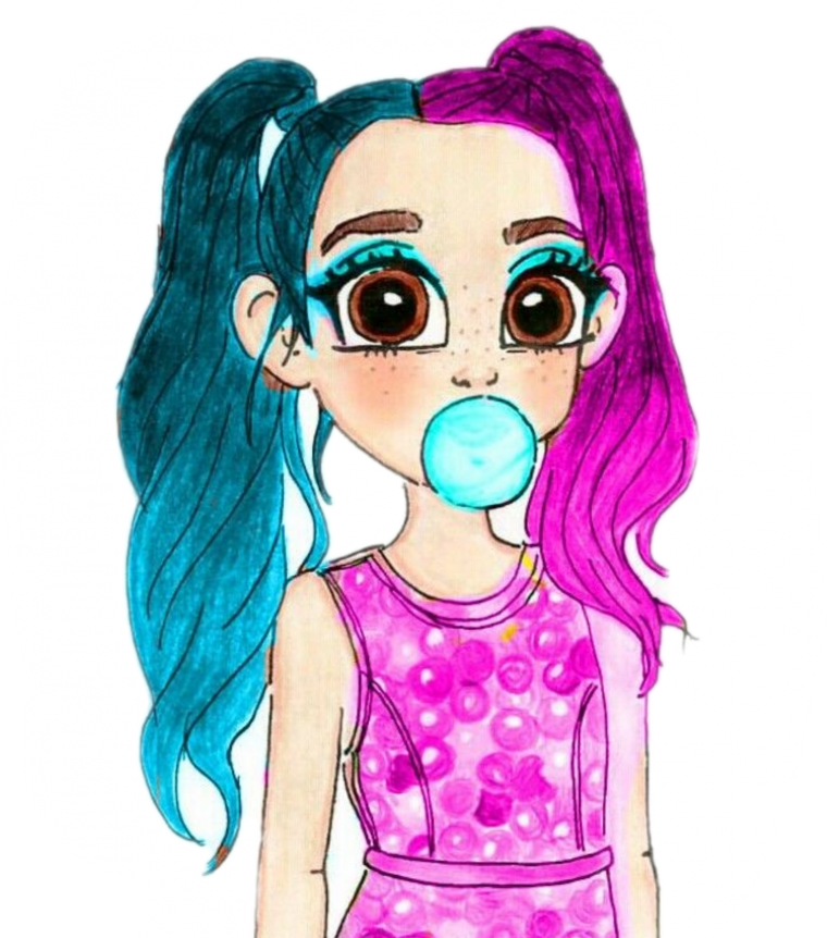 Мультяшная девочка