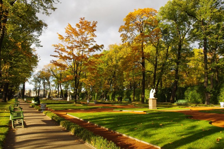 Осенний Петербург летний сад