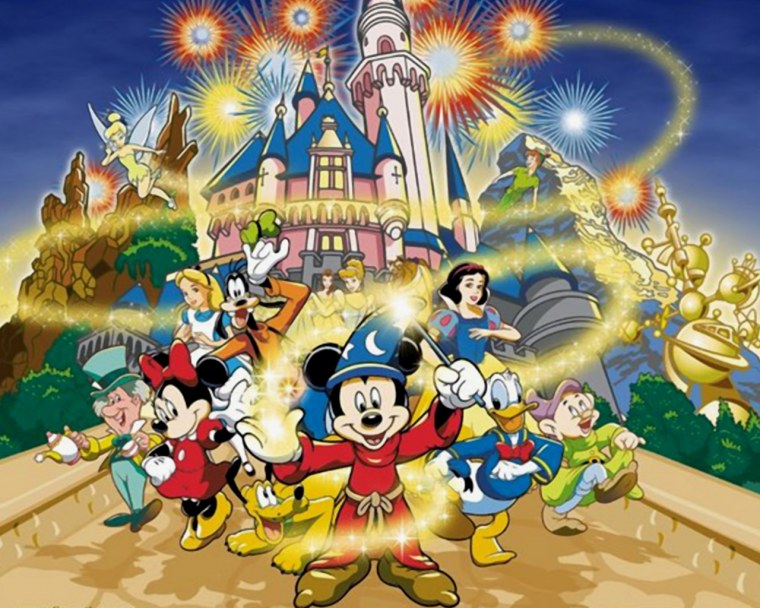 Много героев Дисней