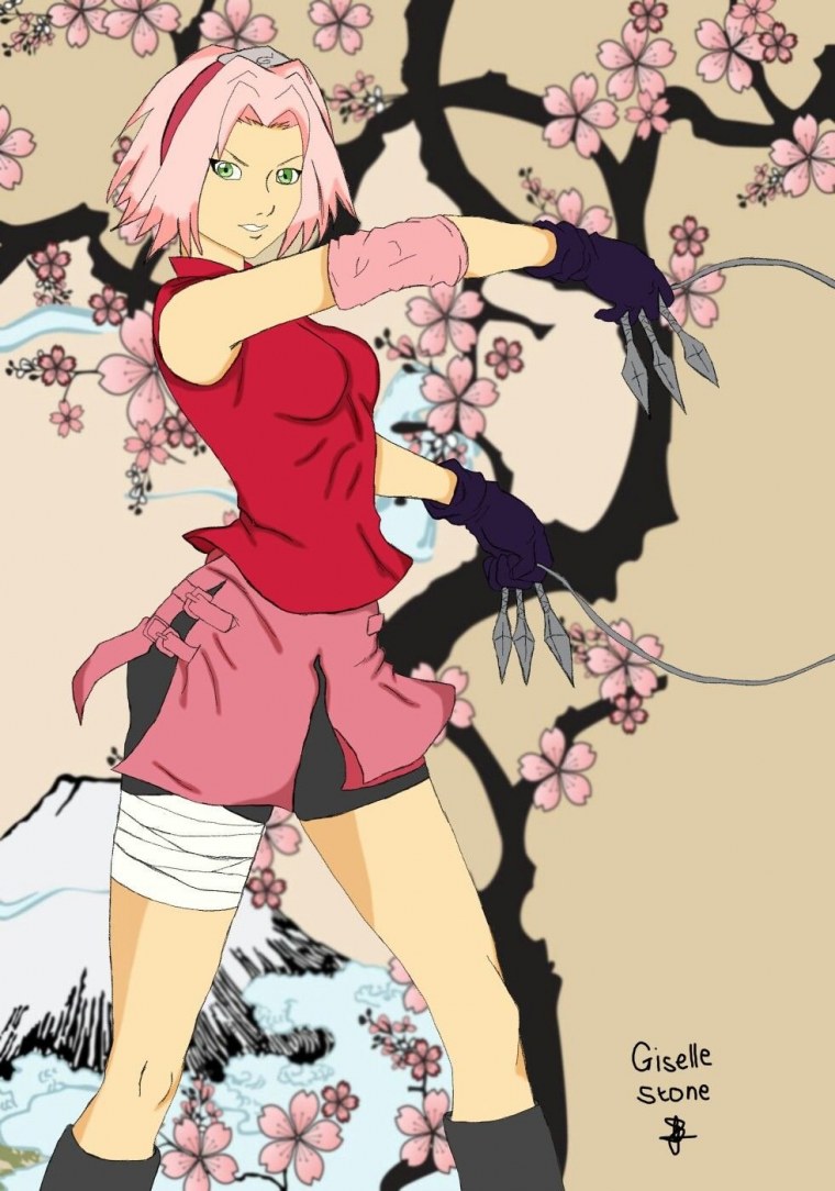 Сакура Харуно взрослая Наруто