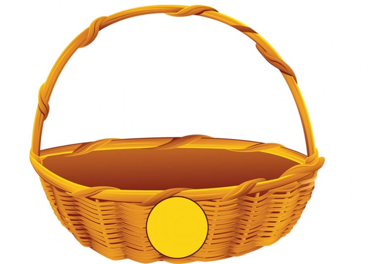 Клубника в корзине фото