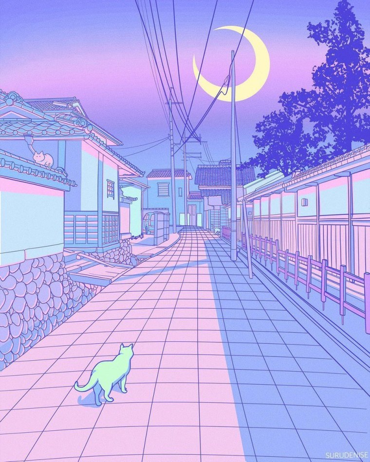 Пейзаж гача лайф улица