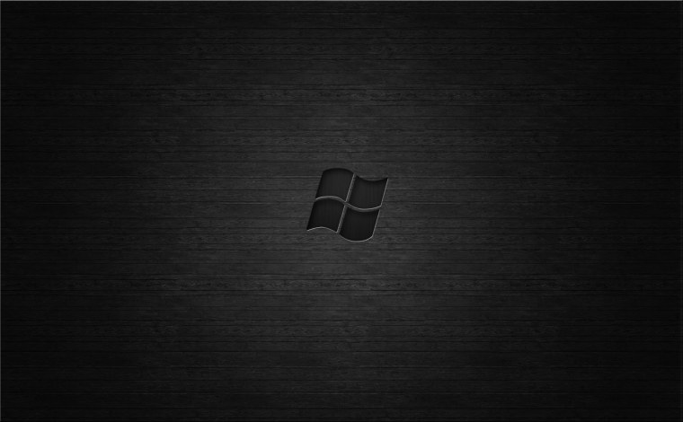 Черный рабочий стол