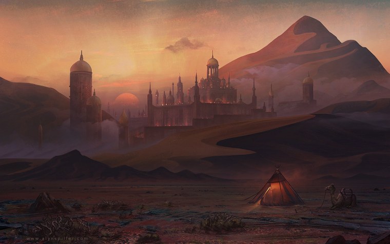 Город в пустыне фэнтези