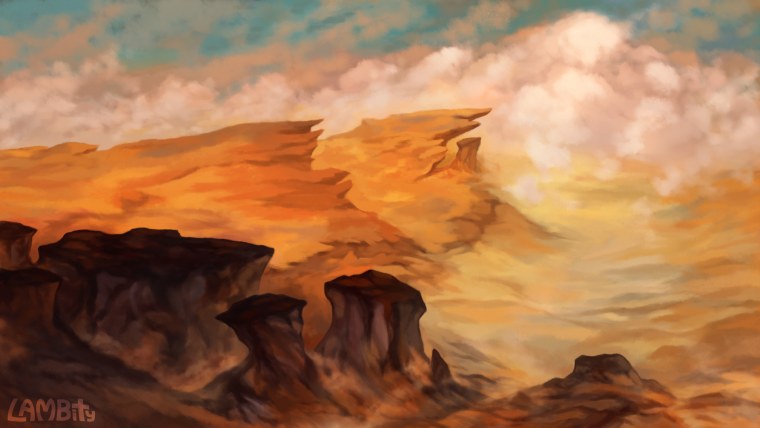 Арабский город фэнтези