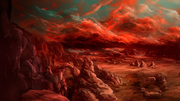 Адский пейзаж