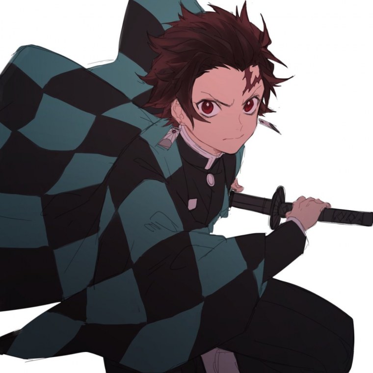 Танджиро кровь из глаз