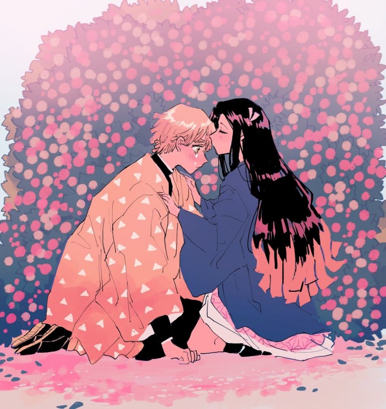 Зеницу Агацума и Незуко Камадо