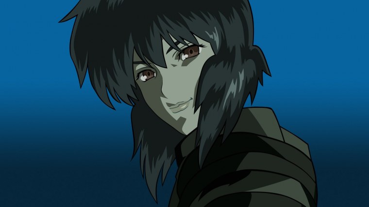 Мотоко Кусанаги призрак в доспехах 2002