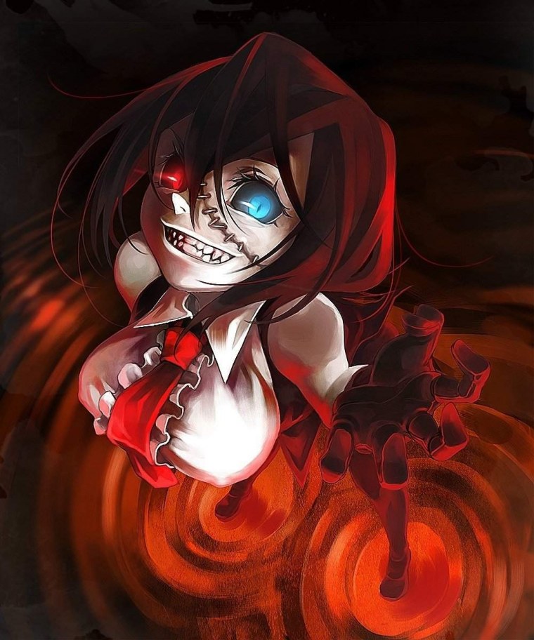 Аниме страшные существа