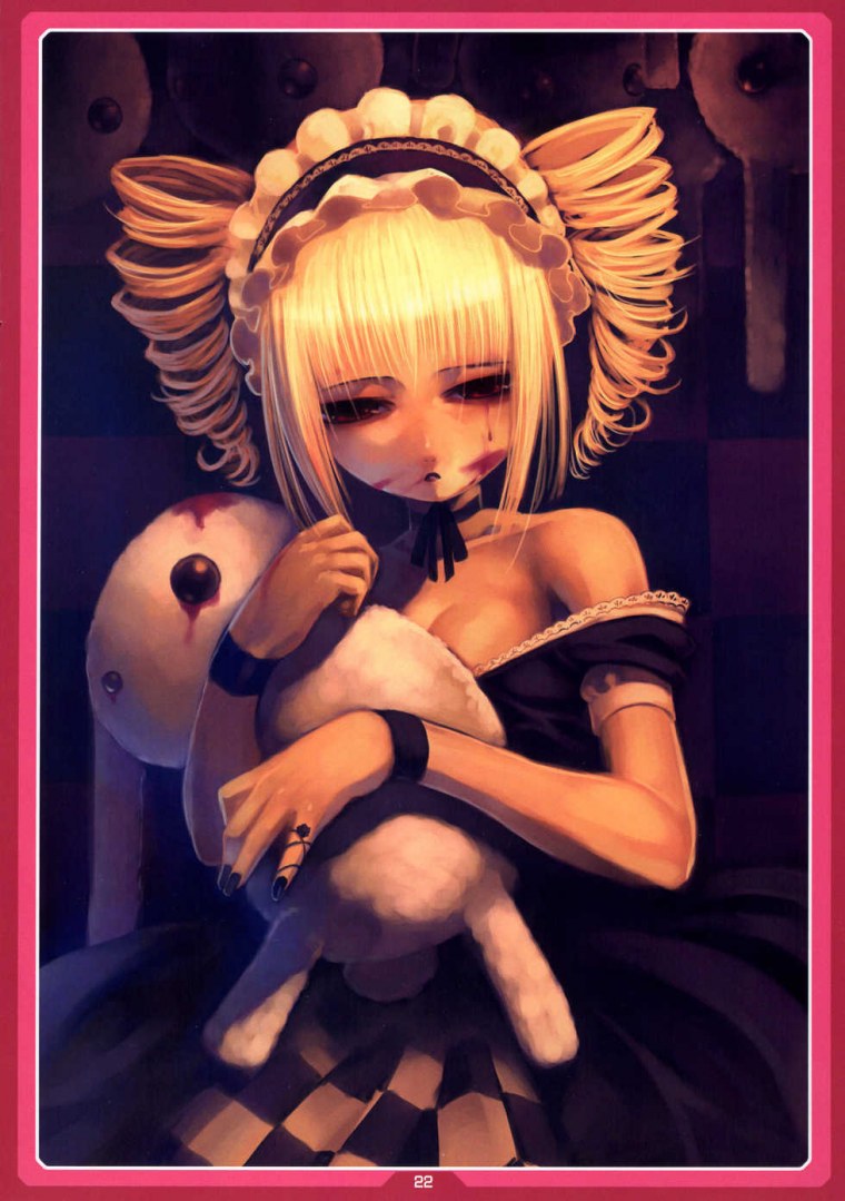 Страшные картинки аниме