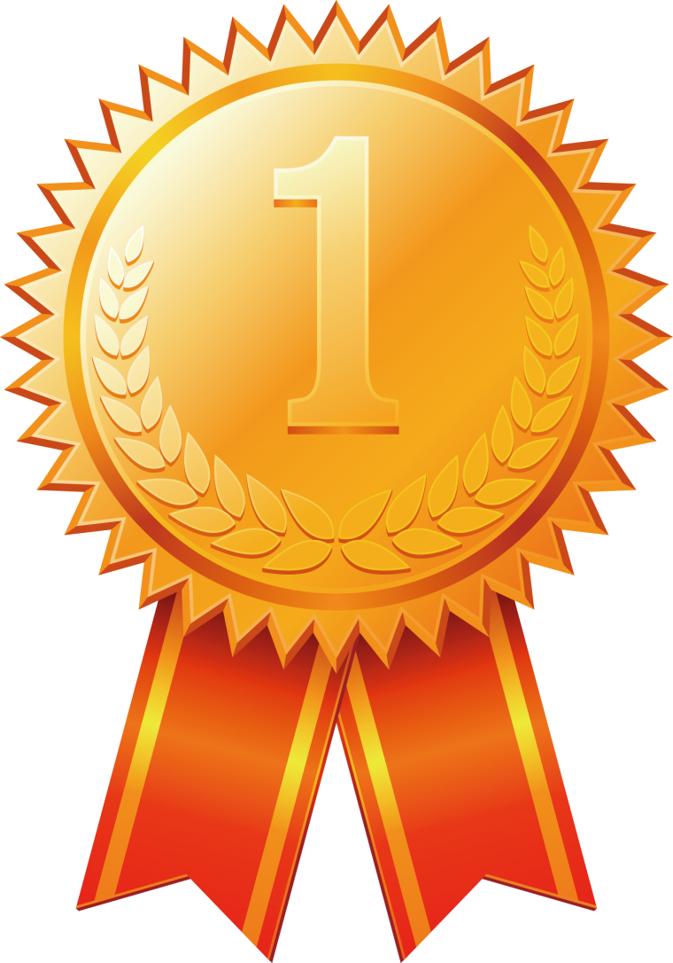 Первое место на прозрачном фоне