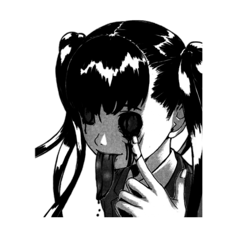 Аниме черно белое