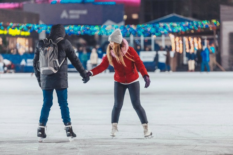 Каток «электронный лед» в Таганском парке