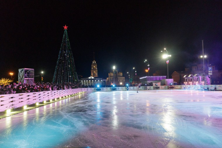 Каток Губернский Тула площадь