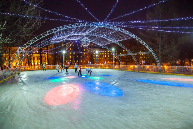 Каток в саду Эрмитаж