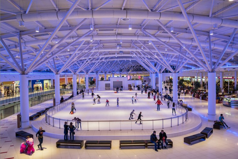 Каток в Авиапарке мега айс Москва