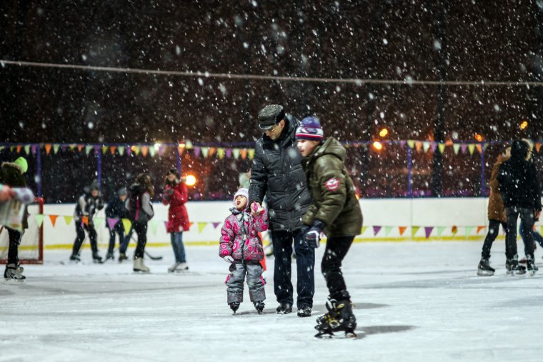 Воскресенский парк Йошкар-Ола каток