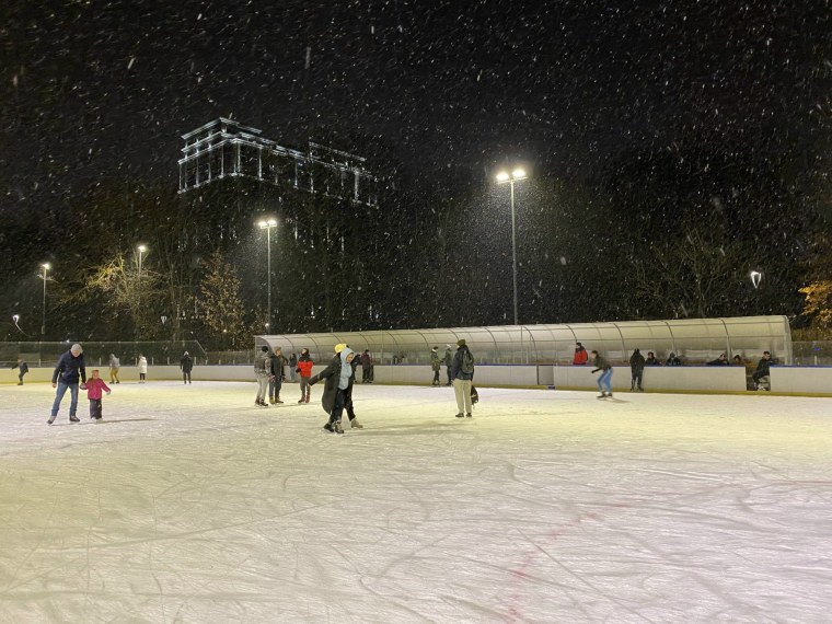 Парк Дубки Москва каток