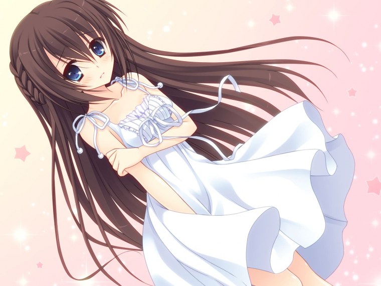 Аниме девушки с коричневыми волосами