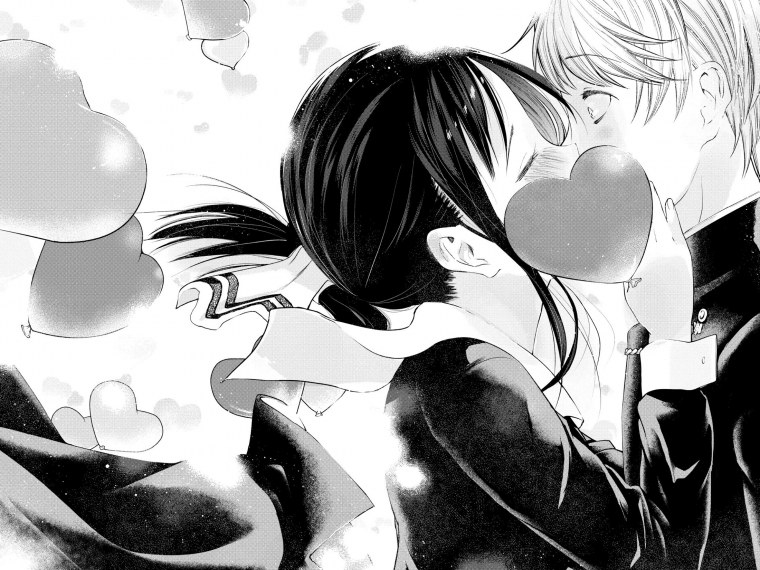 Госпожа Кагуя поцелуй