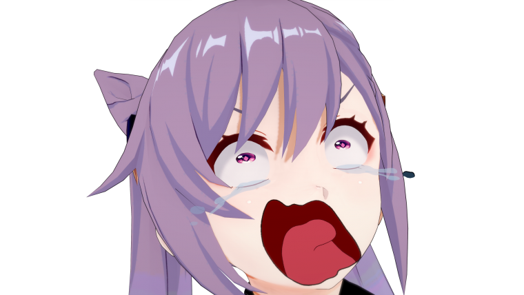 Sad anime face reference