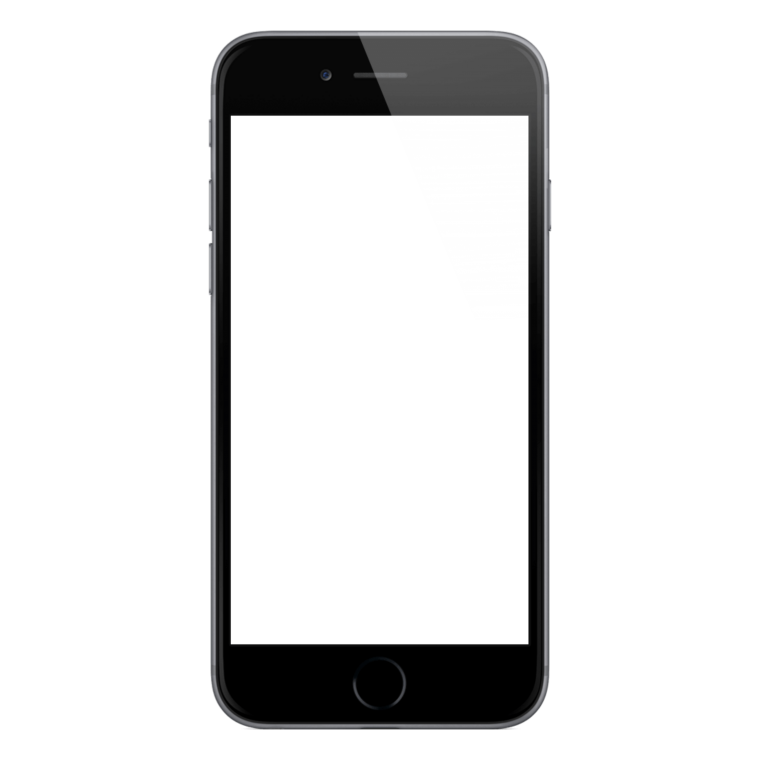 Рамка айфона на прозрачном фоне