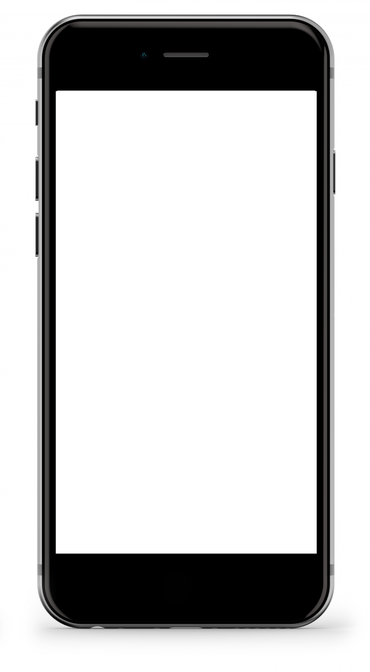 Смартфон с пустым экраном