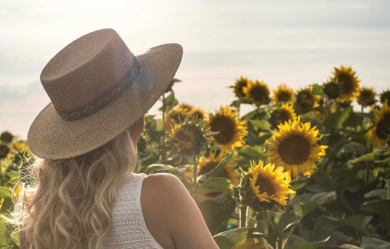 Шляпа "подсолнух"