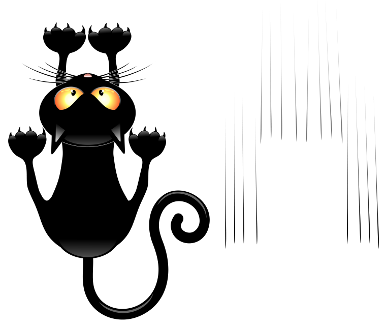 Кот мультяшный коричневый